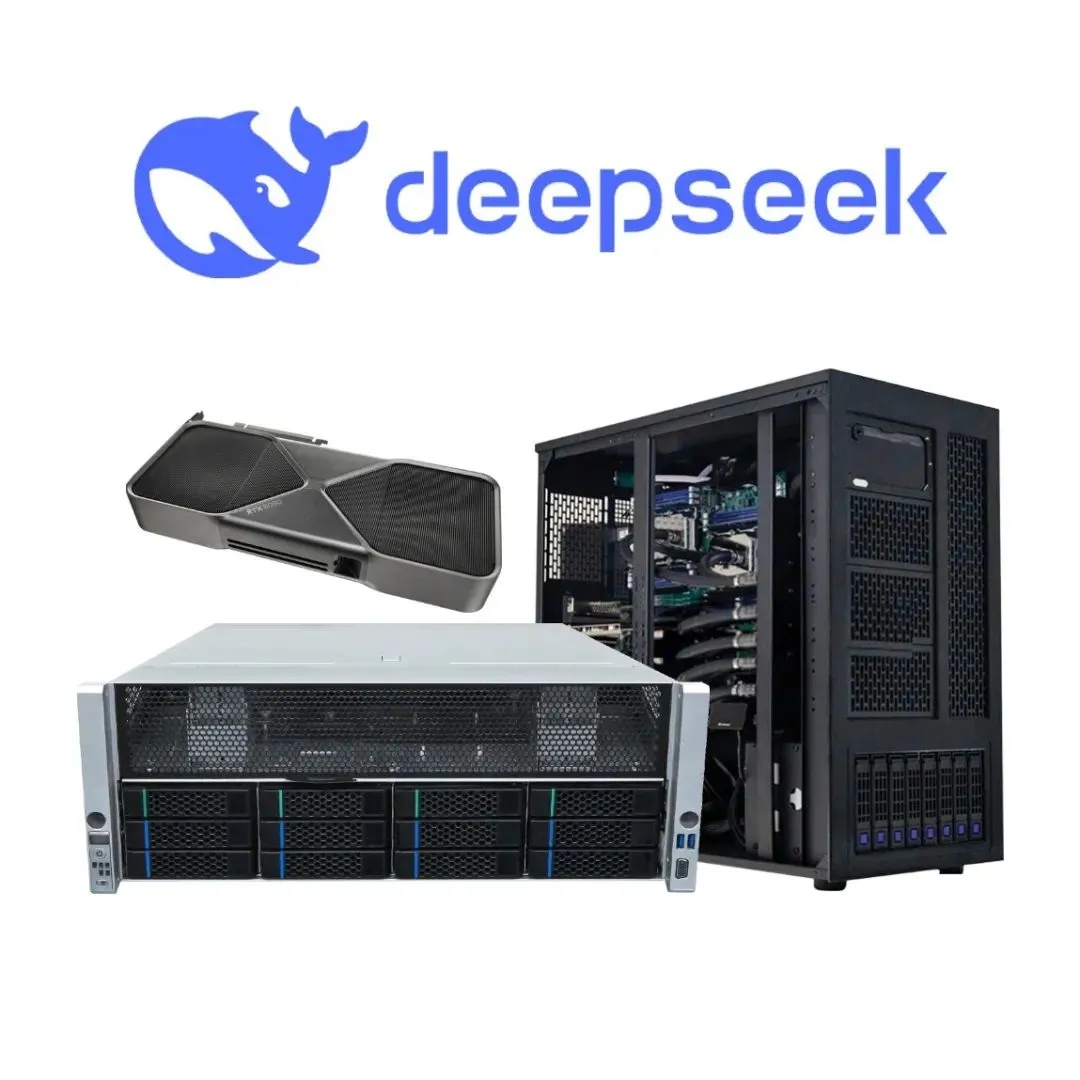 DeepSeek安全智算一体机展示机箱结构与GPU模块布局_1
