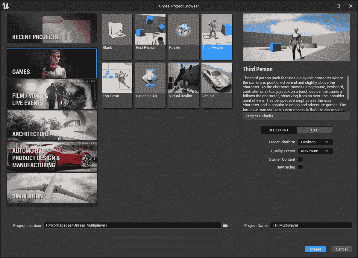 图 14.14 – 项目设置