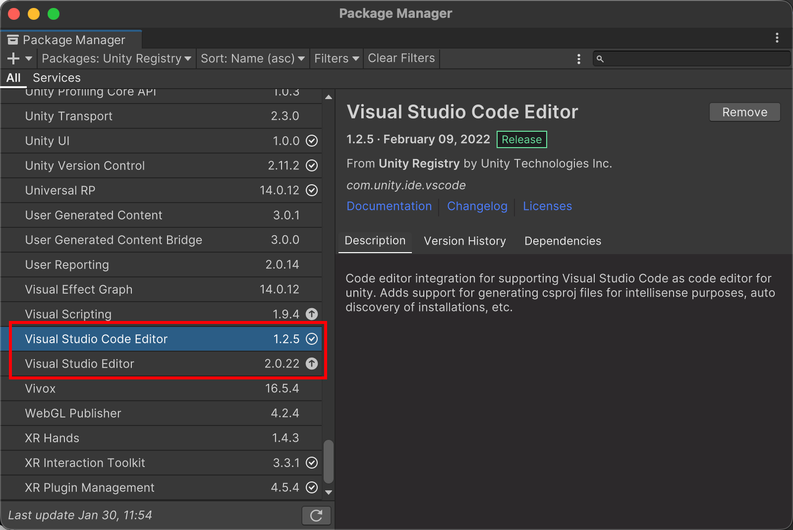 Unity IDE 支持插件