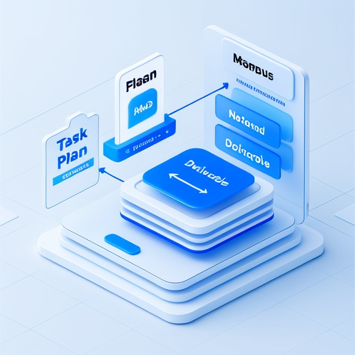 AI上下文工程架构示意图，展示三文件工作流（task_plan.md, notes.md, deliverable.md），Manus技术，文件系统作为外部记忆，科技风格，简洁明了的设计