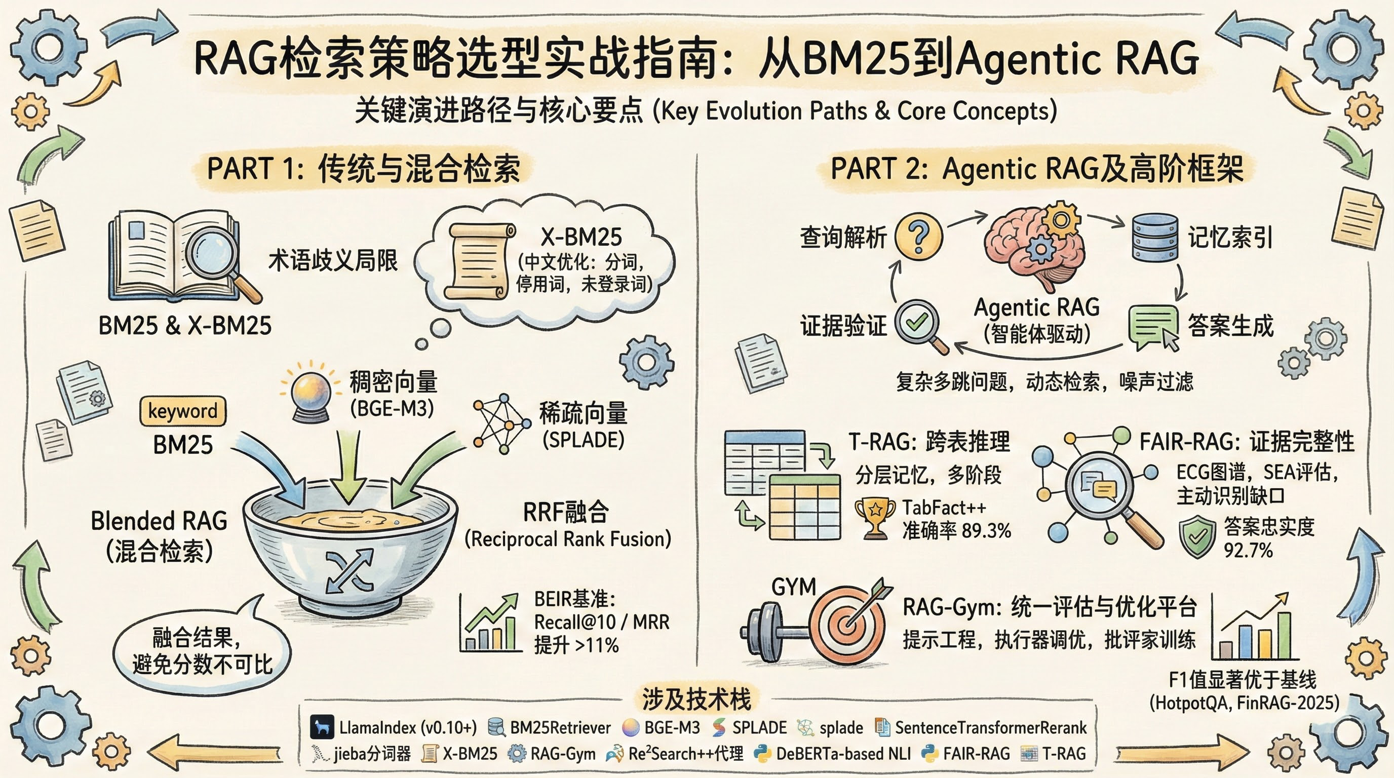 RAG检索策略选型实战指南：从BM25到Agentic RAG_rag项目bm25检索器过滤停用词-CSDN博客