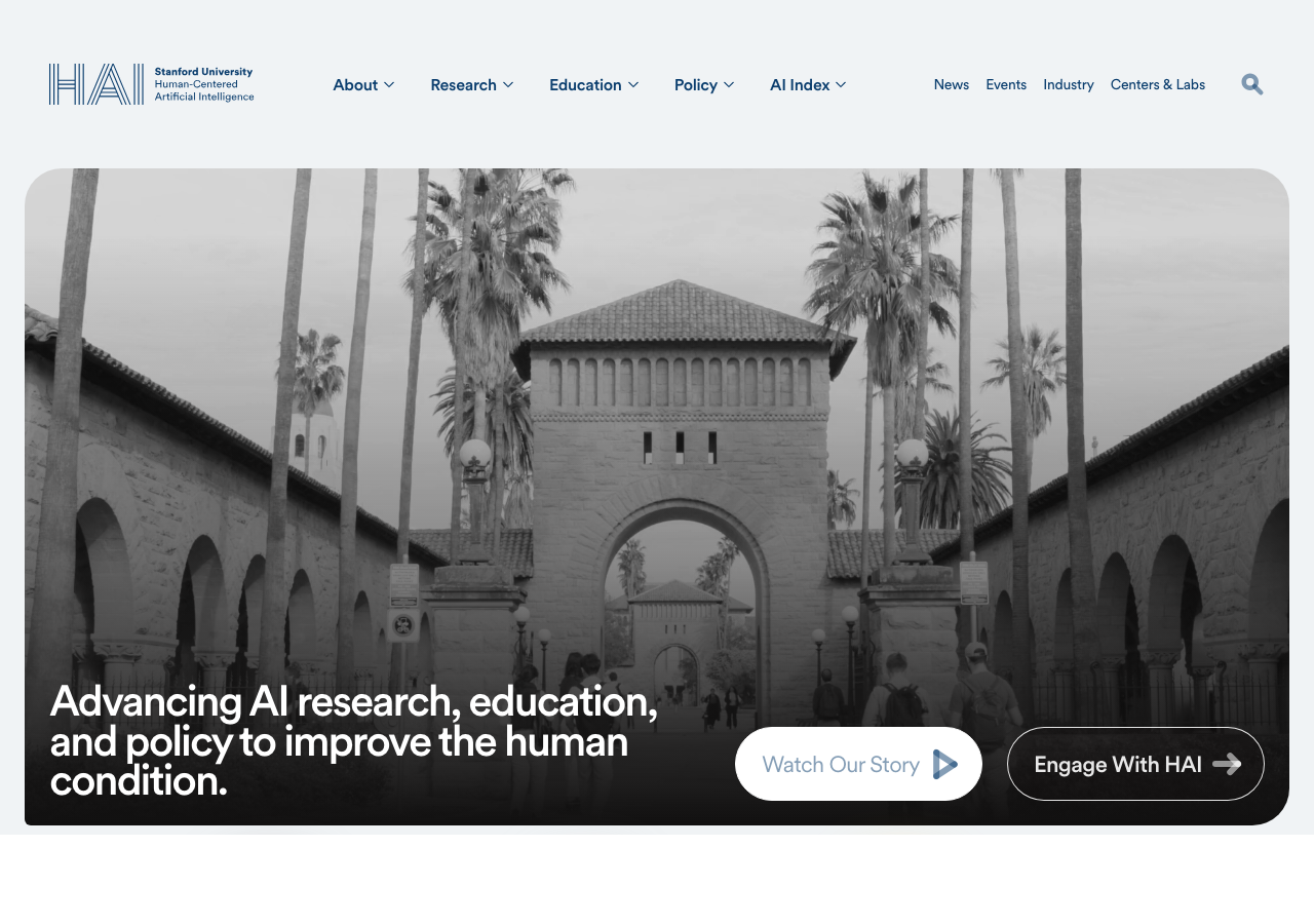 Stanford HAI 截图