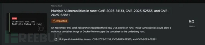 multiple vulnerabilities in runc