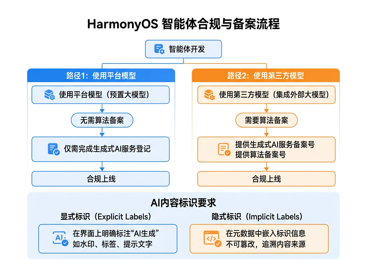 智能体上架合规流程图