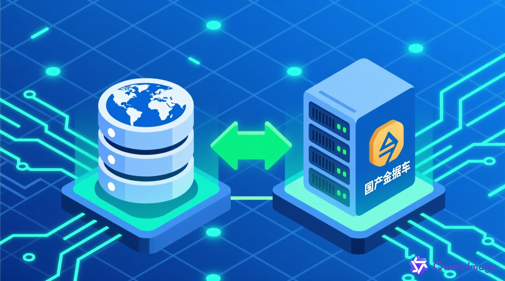 金仓数据库平替Oracle架构示意图
