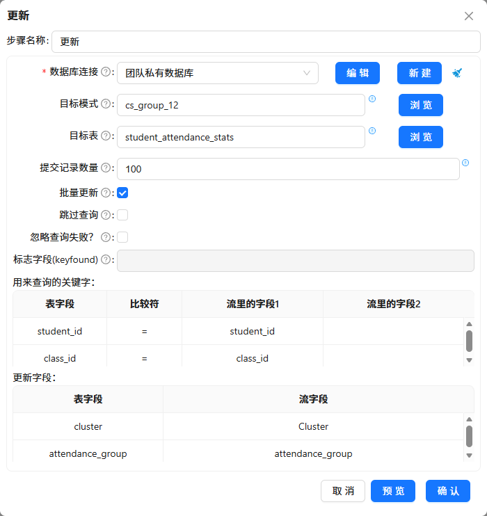 转换流执行状态监控