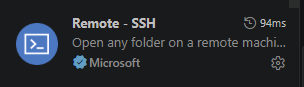 Remote-SSH 插件安装界面