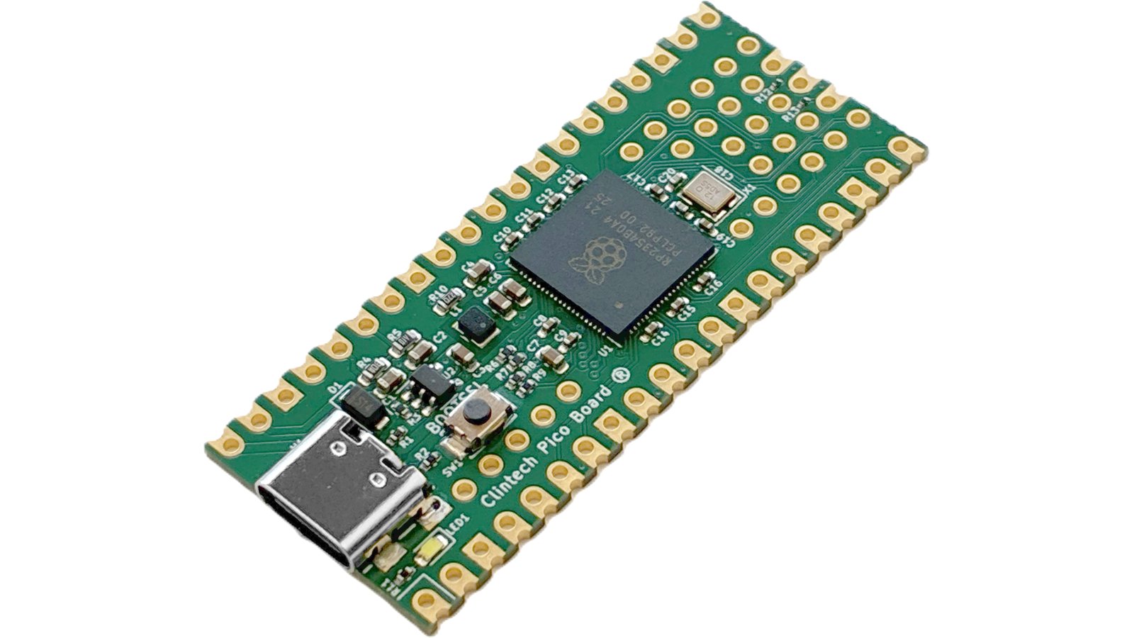 Clintech Pico Board RP2354B开发板正反面