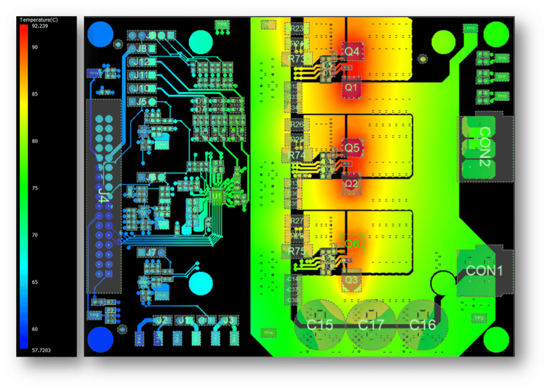 物联网PCB热成像突出散热