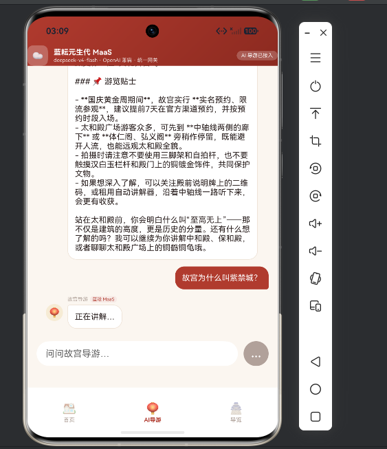 AI 导游 - 游览贴士