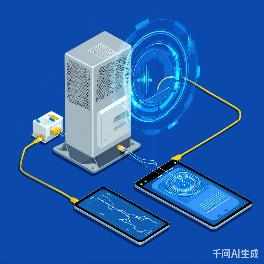 声发射监测系统示意图