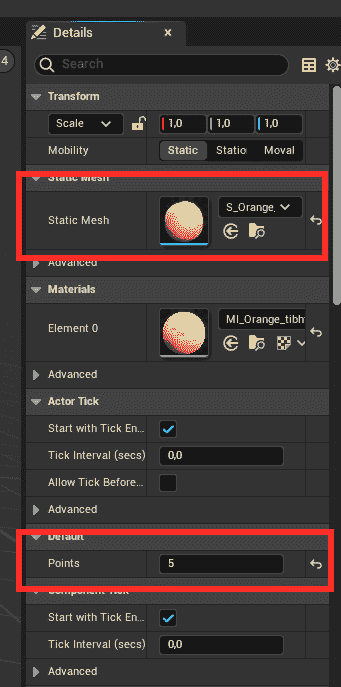 图 3.16 – 橙色拾取的设置