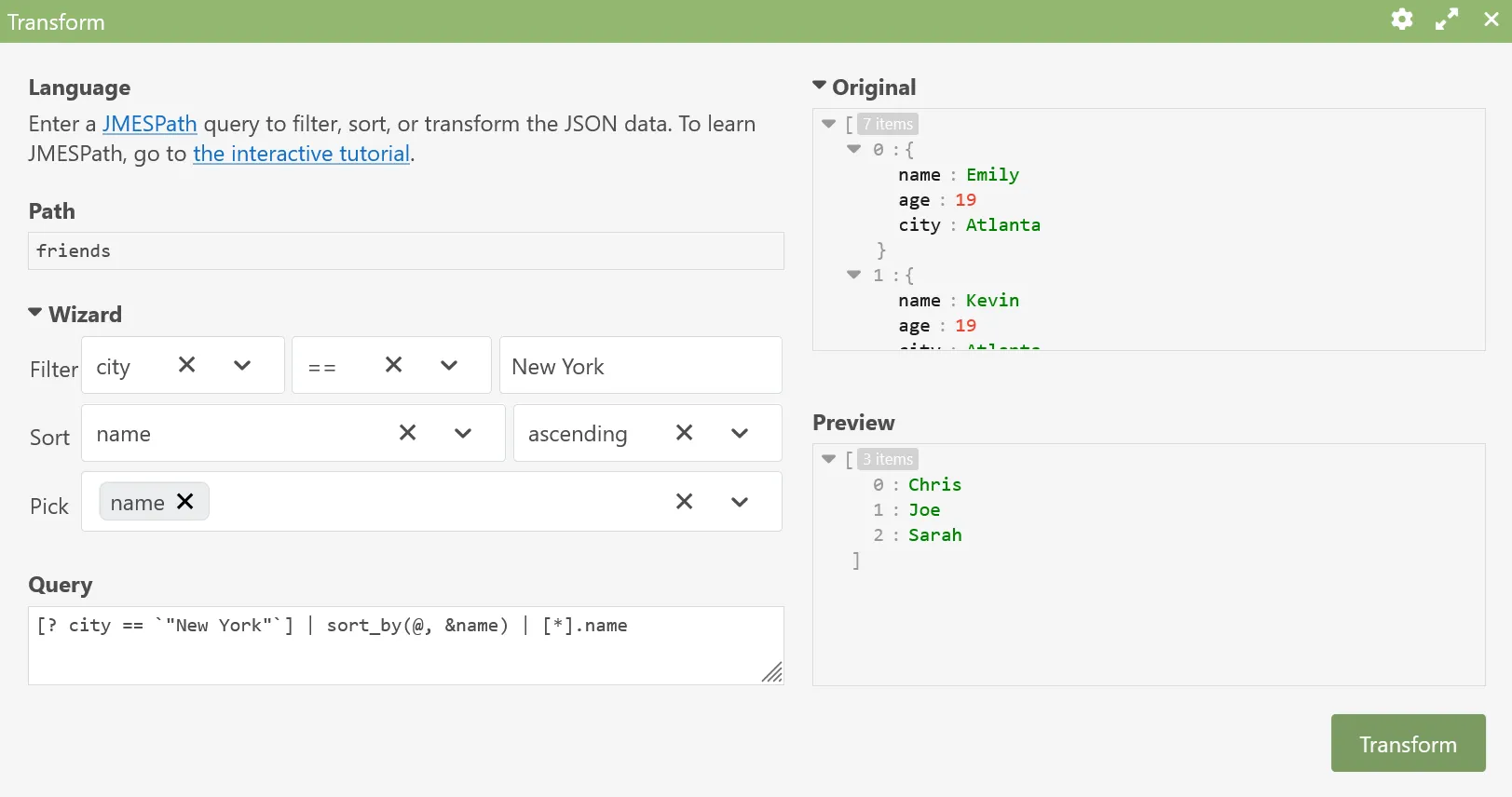 JSON Query: a small, flexible, and expandable JSON query language-CSDN博客