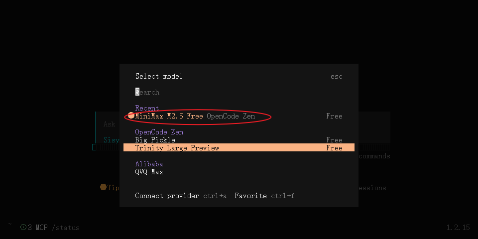 opencode cli