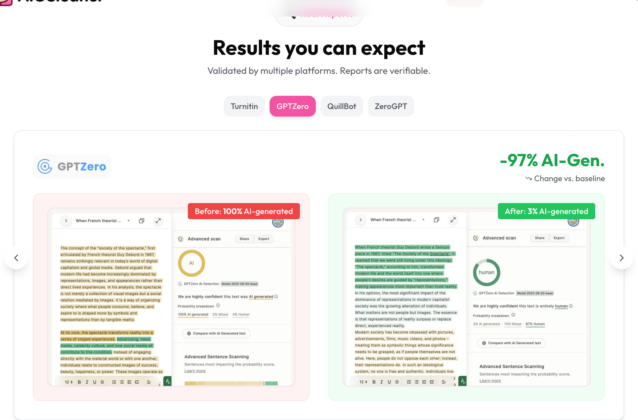 AIGCleaner报告展示