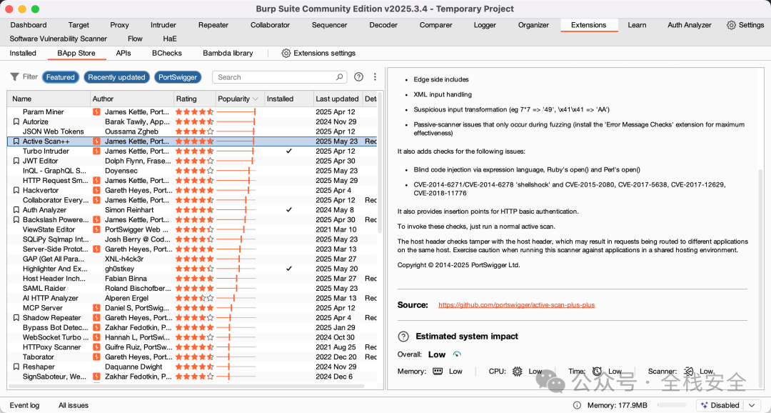 Burp Suite插件市场