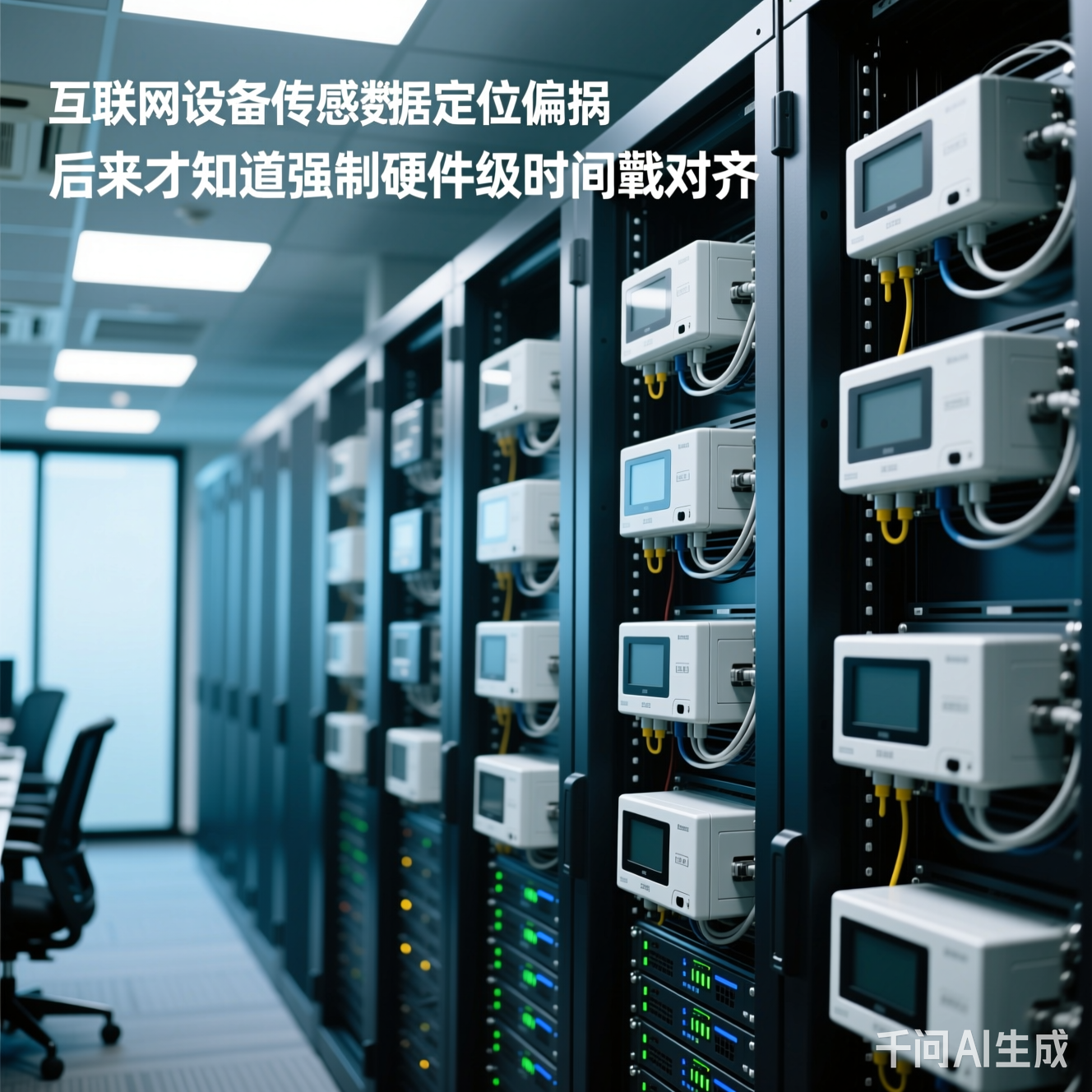 办公室里的物联网设备阵列