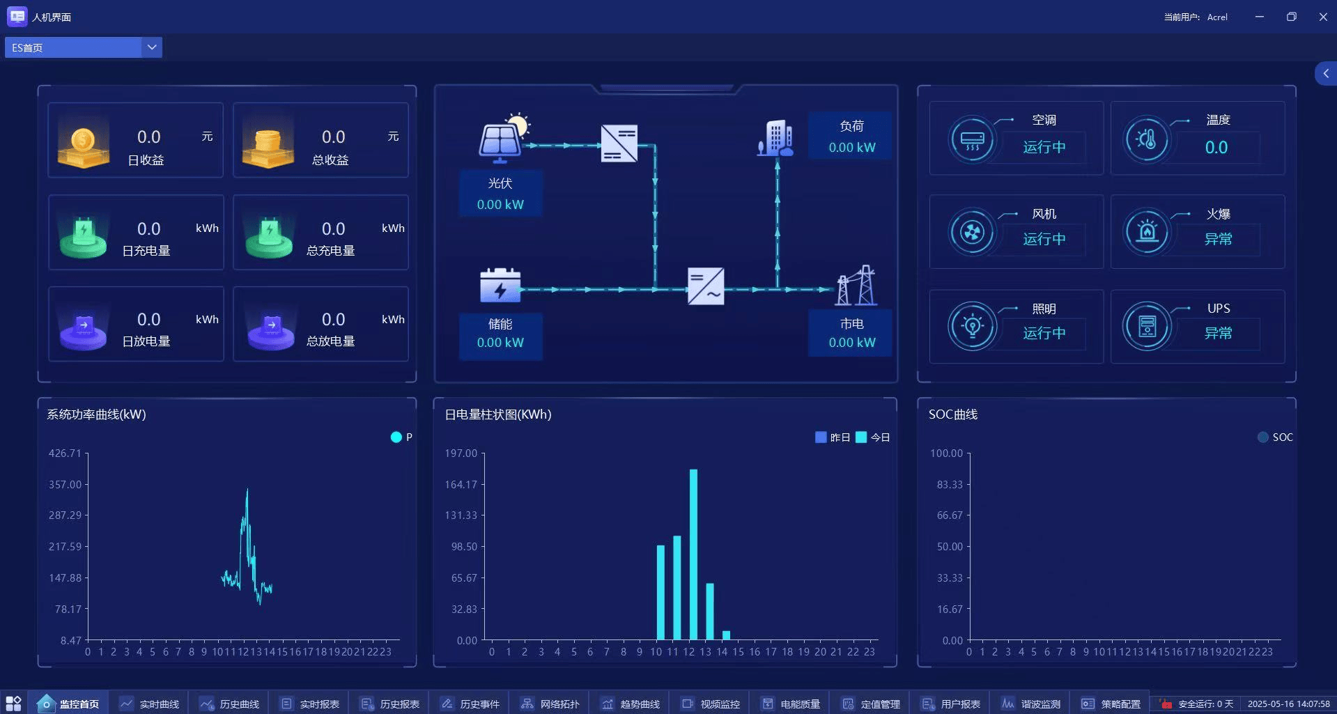 多模态智能感知监测系统Web系统截图