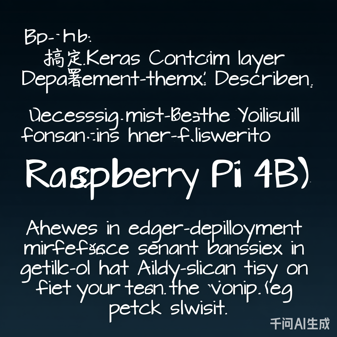 边缘部署性能基准测试(Raspberry Pi 4B)