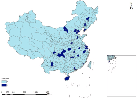 中国NEVPCP分布