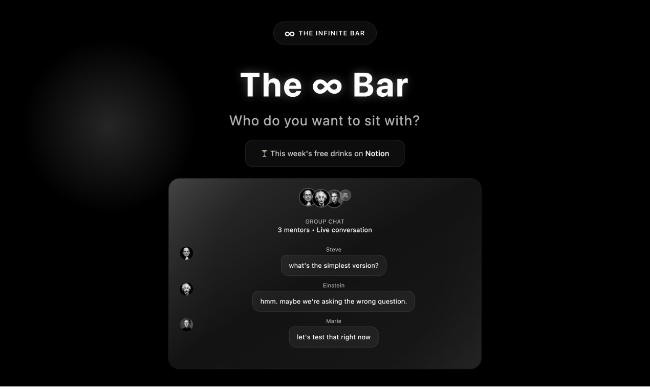 The ∞ Bar