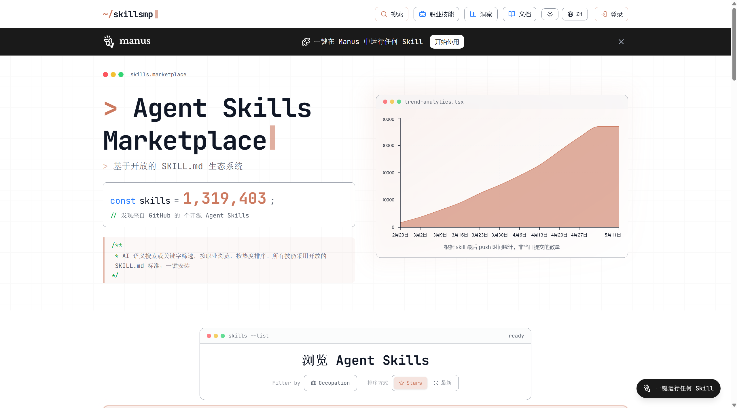 SkillsMap 站点示例