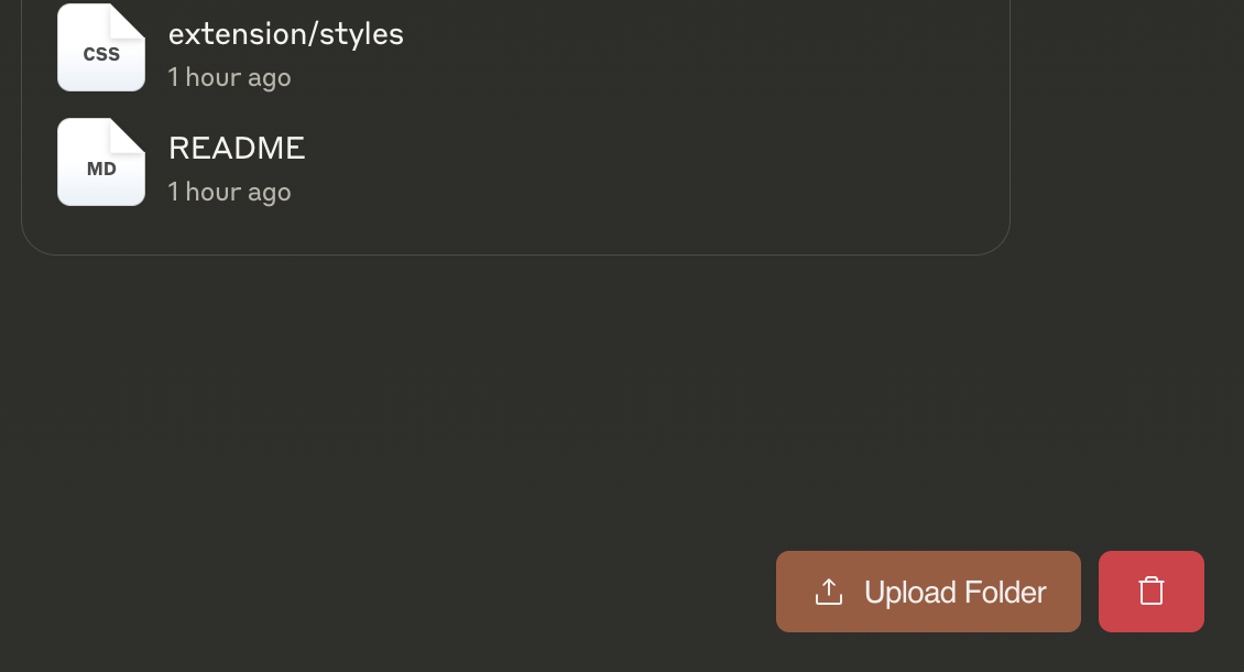 Claude Folder Upload