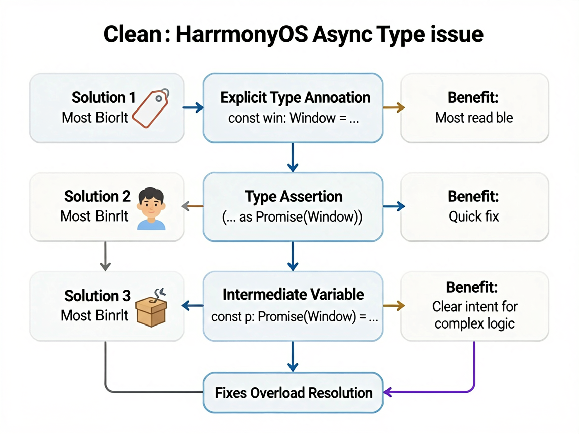 A vertical flowchart detailing three clean solutio