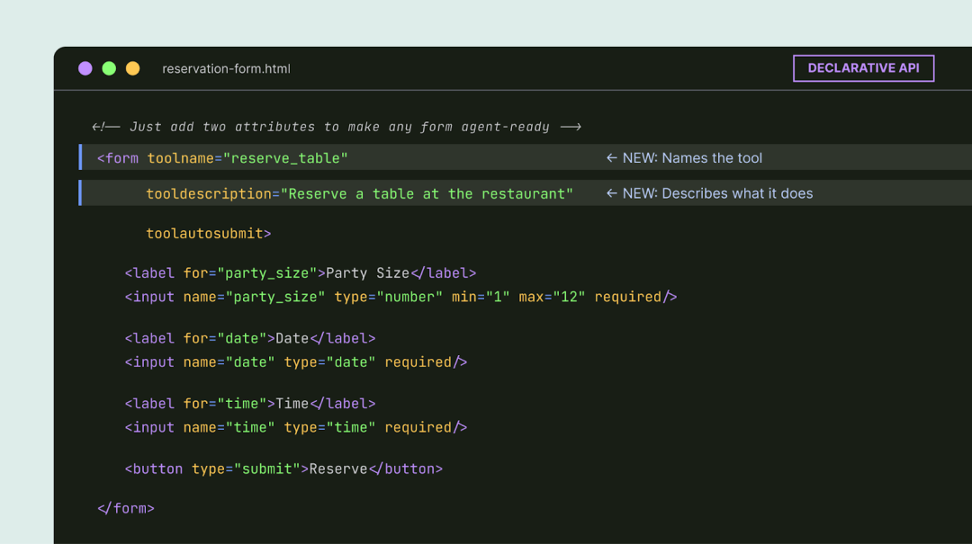Declarative API 示例