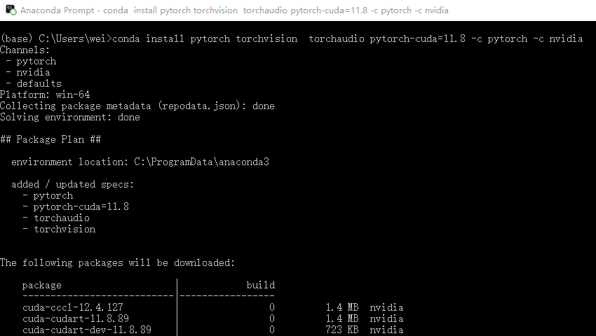 搭建pytorch深度学习环境（windows版本）_windows安装nvidia pytorch-CSDN博客