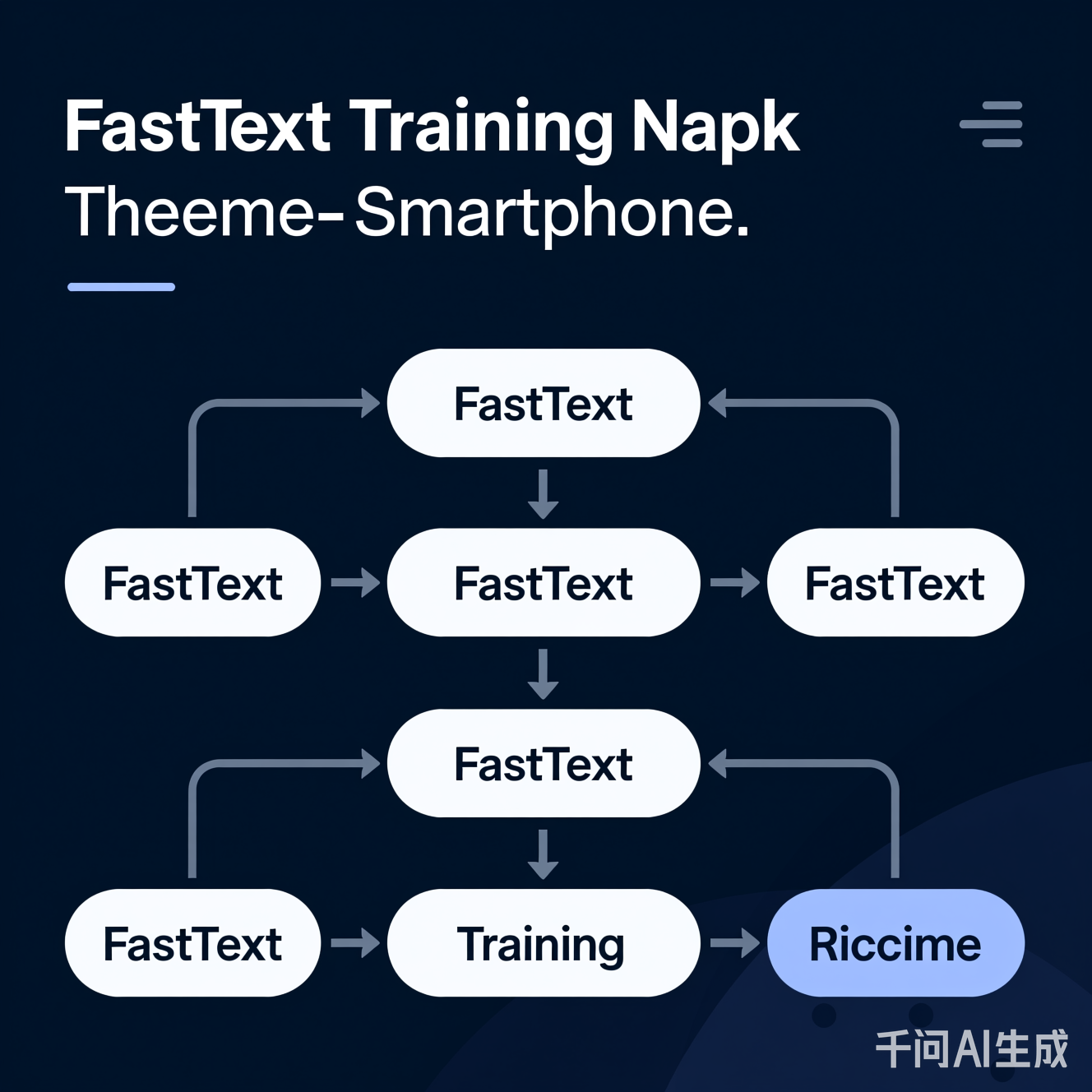 智能手机端FastText实时训练流程图