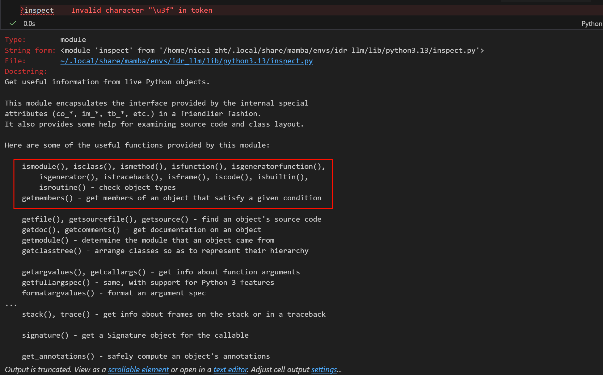 LibInspector—为小白智能解析、阅读(几乎所有)Python工具库_python的libinspector使用教程-CSDN博客
