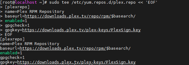 Adding the YUM repository and building cache