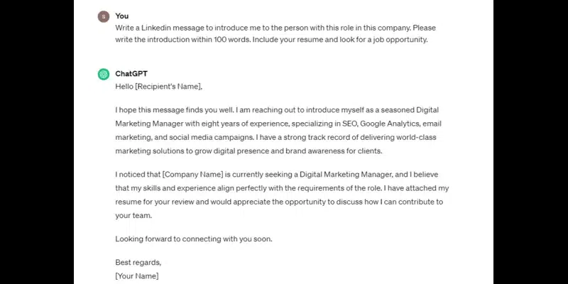 使用 ChatGPT 优化 LinkedIn 个人资料以拓展人脉