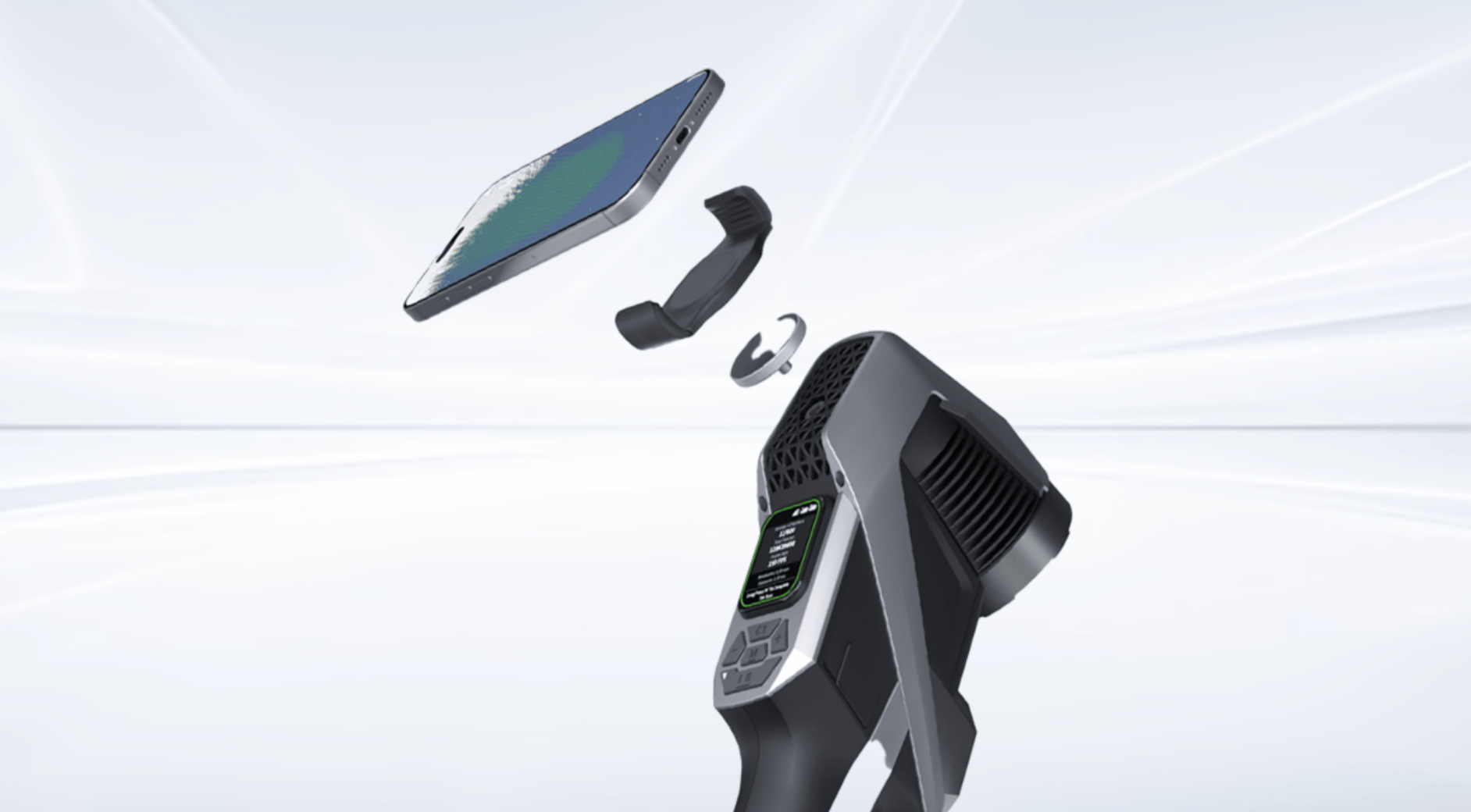 思看科技SIMSCAN手持三维扫描仪工作特写