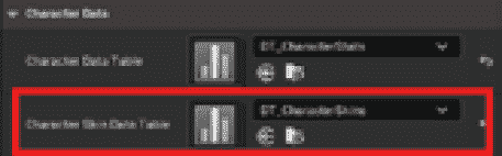 图 13.9 – 角色皮肤数据表属性