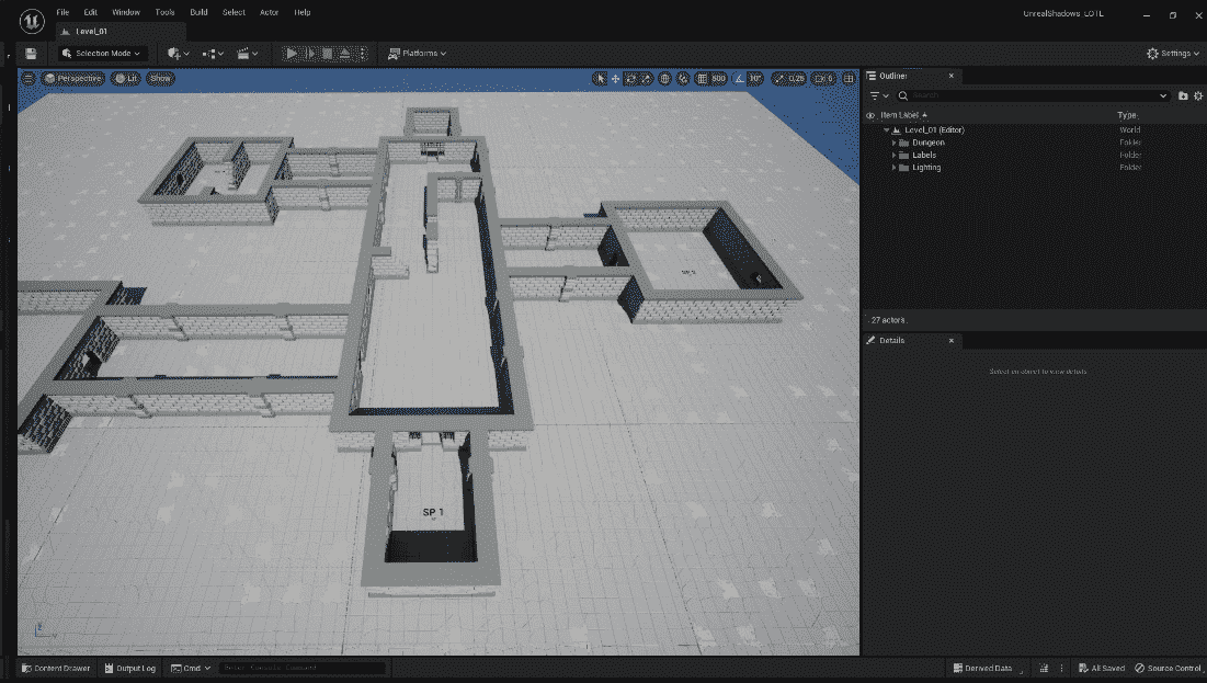 图 4.3 – Level 01 地图