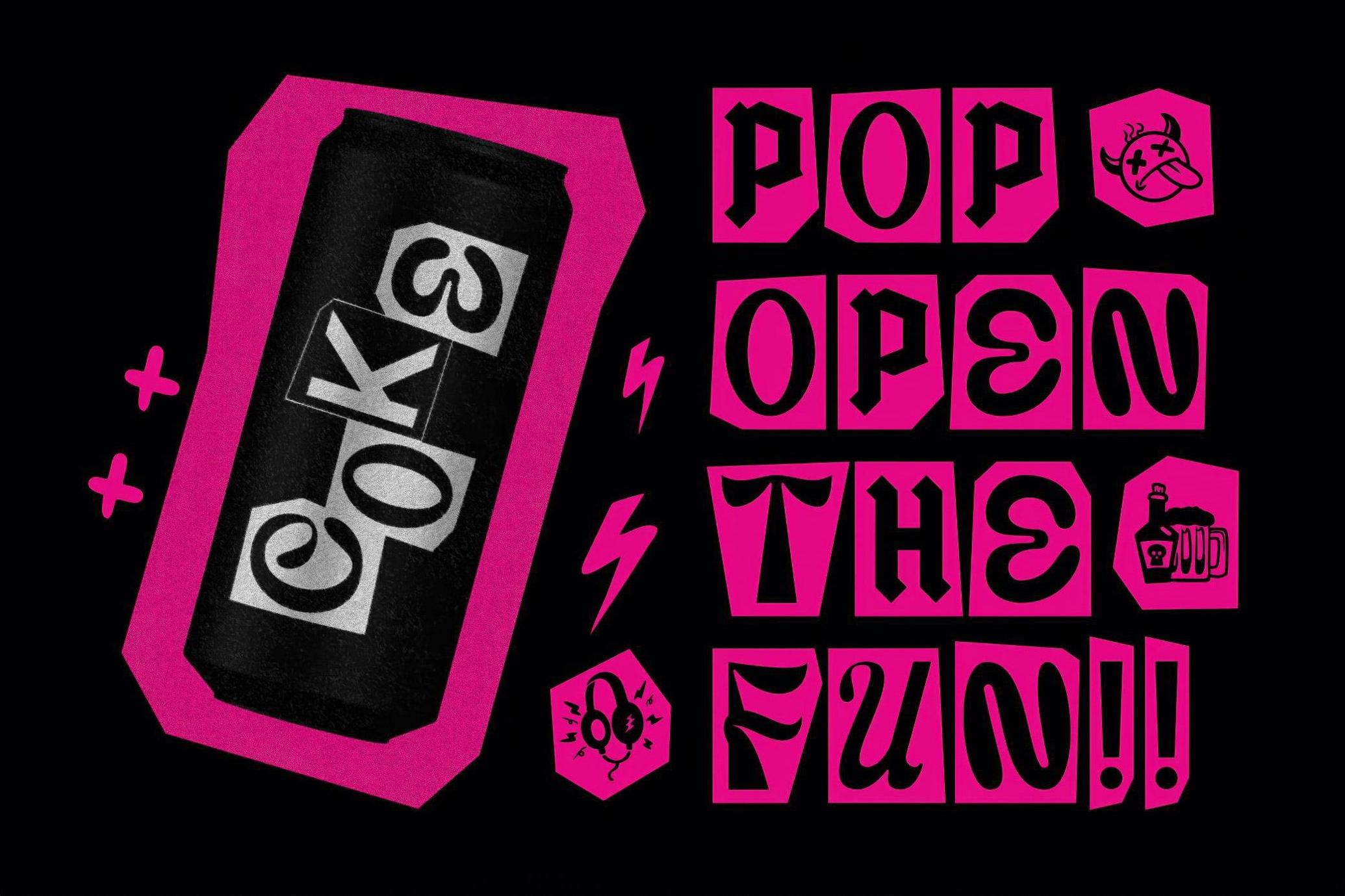 经典复古嘻哈说唱朋克风格专辑海报标题设计psai英文字体安装包 Punk Of Sad — Ransom Font 设计素材 第5张