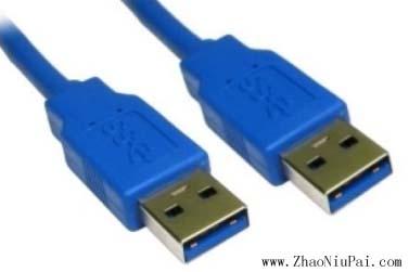 USB 3.0的USB接头,蓝色