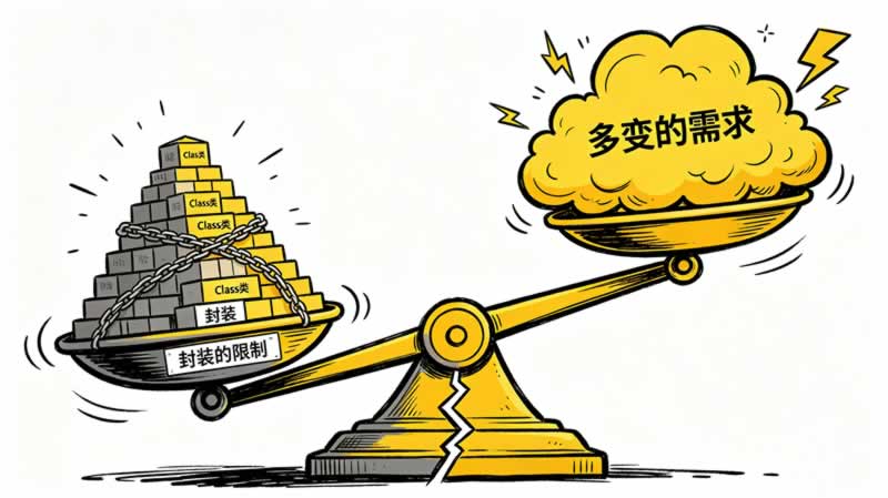 对象封装与需求变化的平衡