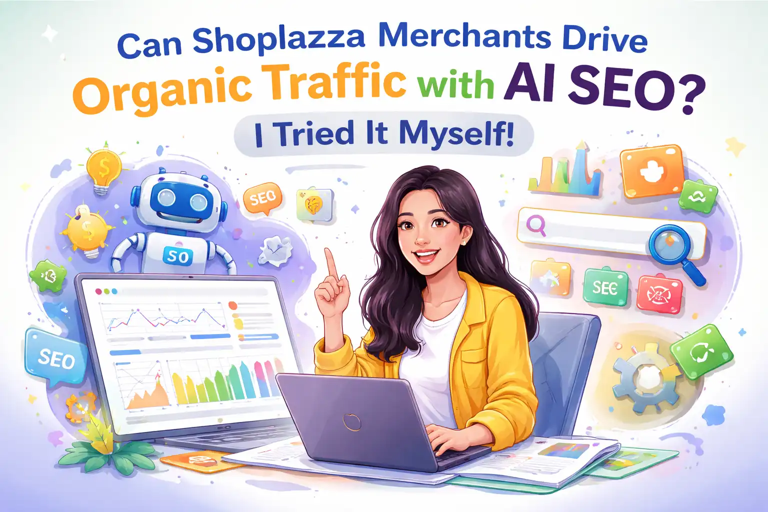 Shoplazza 商家靠 AI SEO 搞自然流量？我亲手试过了