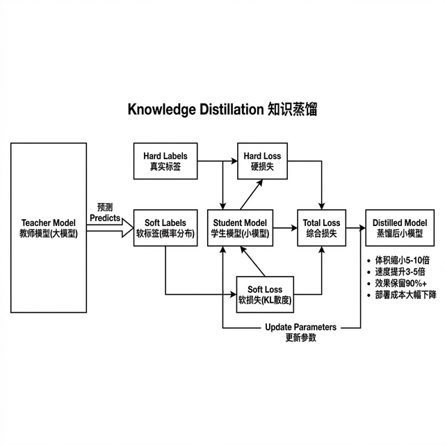 Distillation知识蒸馏工作流程