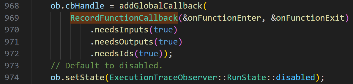 图2 执行轨迹注册回调函数