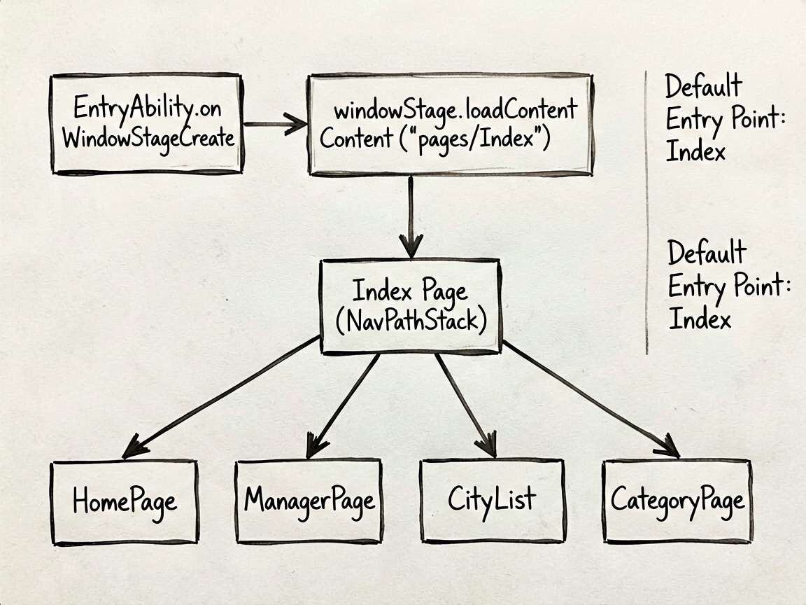 A flowchart drawn in a sketch-note style showing t