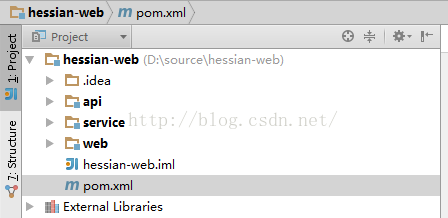spring 4.0.3整合Hessian4.0.38 IDEA_浏览器