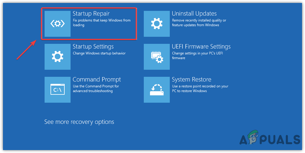 Run Startup Repair