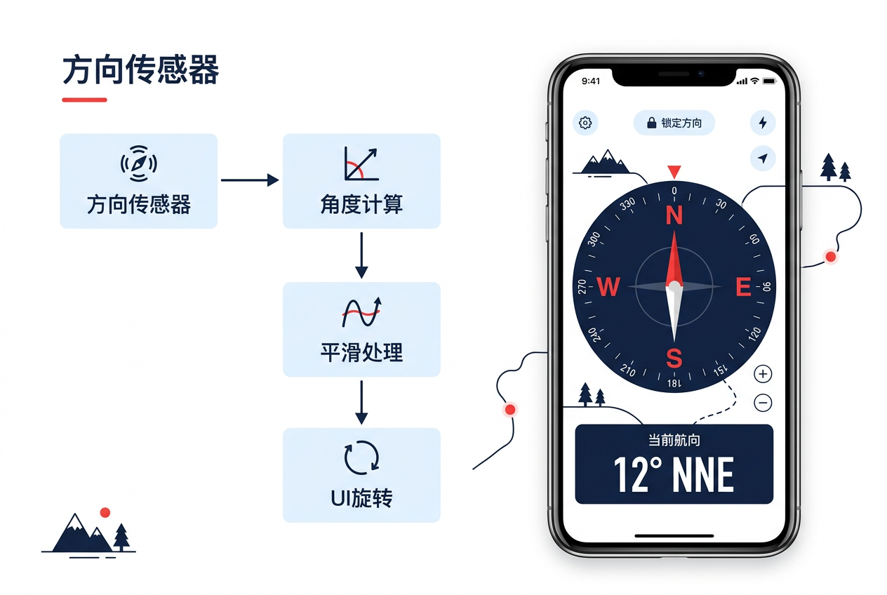 指南针与方向感应