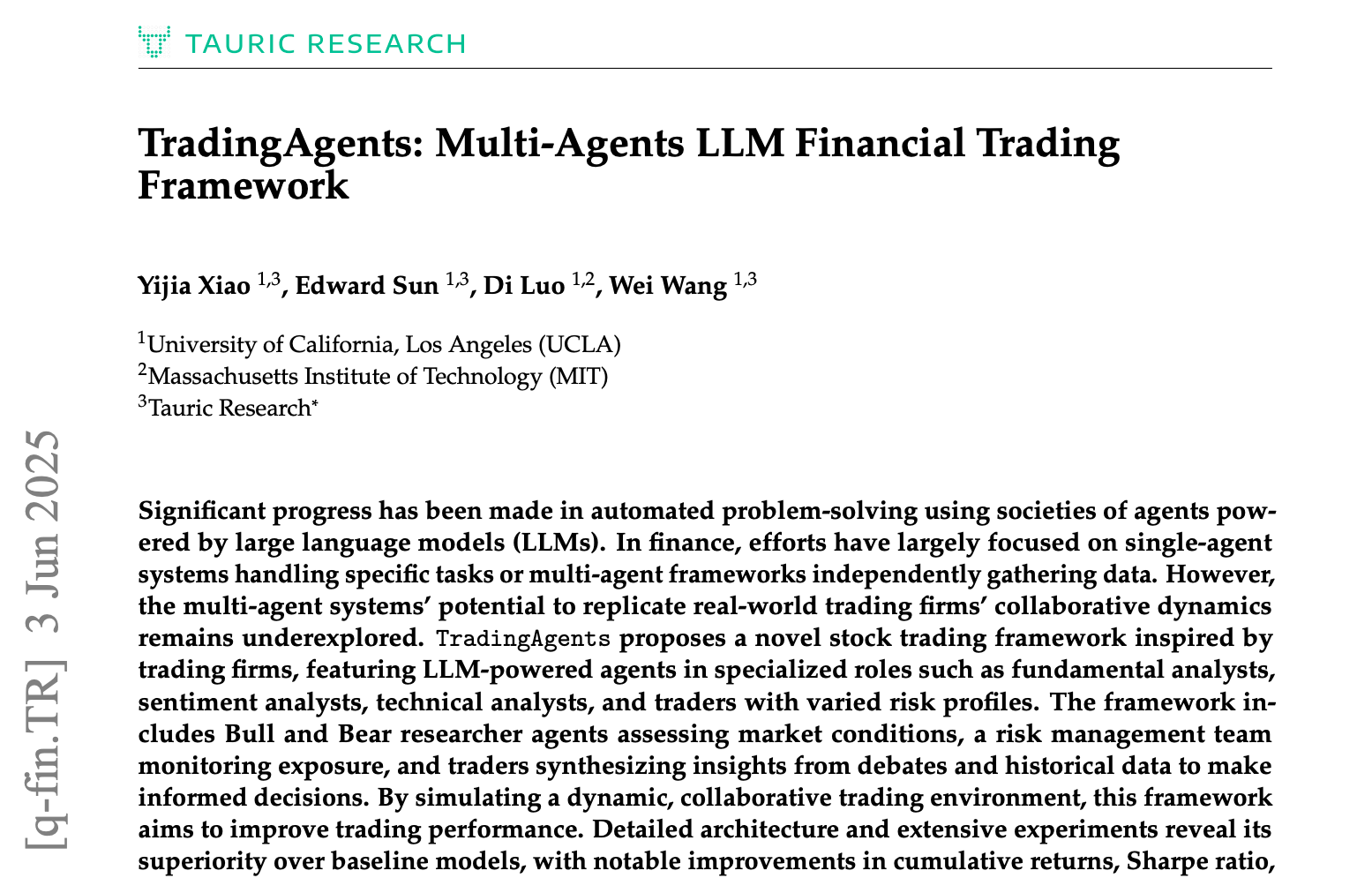 TradingAgents