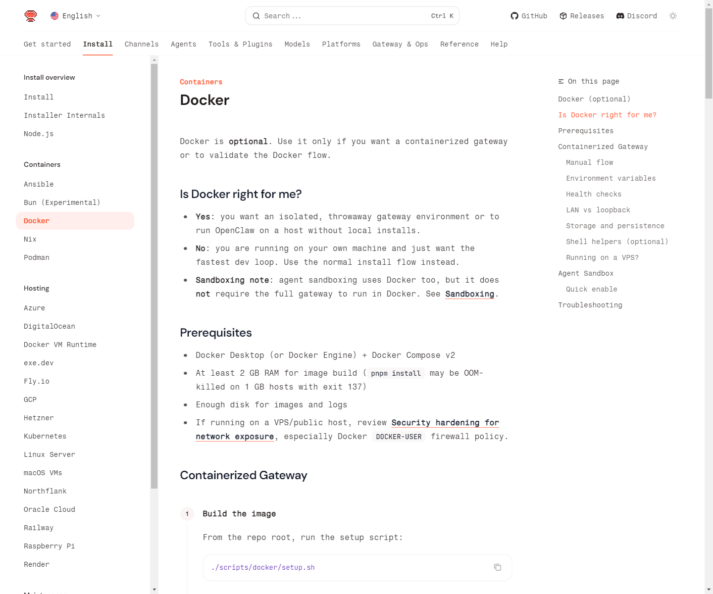 OpenClaw Docker 安装步骤截图